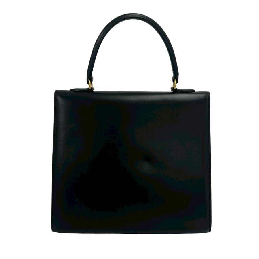 CELINE（セリーヌ） 極 美品 ヴィンテージ ロゴ リング 金具 カーフ