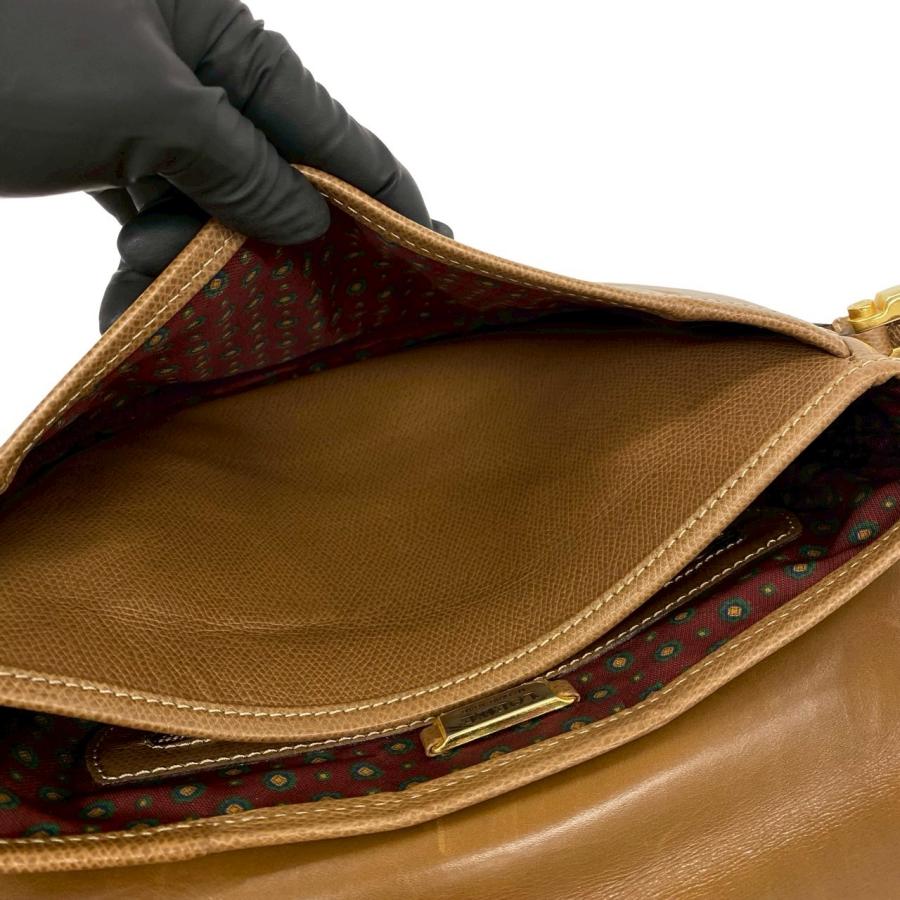 LOEWE（ロエベ） 極 美品 ヴィンテージ アナグラム ロゴ レザー 本革