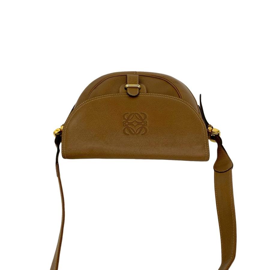 LOEWE（ロエベ） 極 美品 ヴィンテージ アナグラム ロゴ レザー 本革