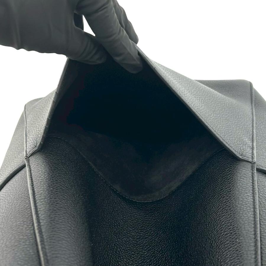 CELINE（セリーヌ） 極 美品 サングルバケット ロゴ レザー 本革 セミ