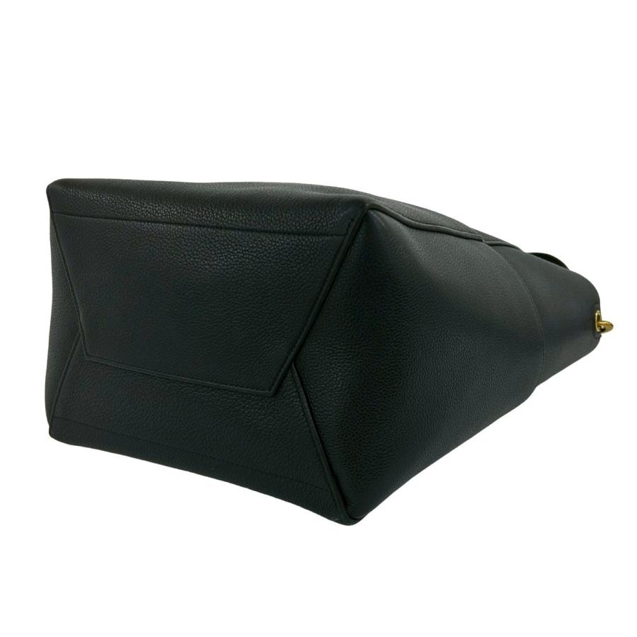 CELINE（セリーヌ） 極 美品 サングルバケット ロゴ レザー 本革 セミ