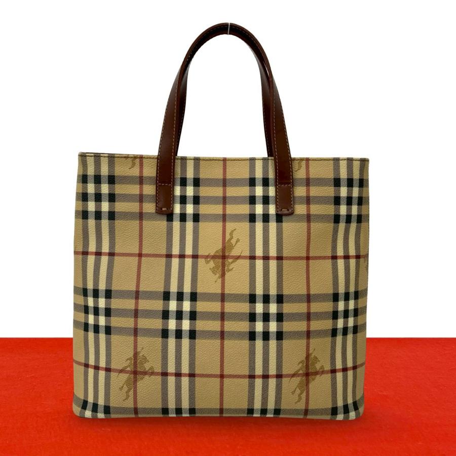 BURBERRY（バーバリー） 極 美品 ノバチェック 柄 レザー 本革
