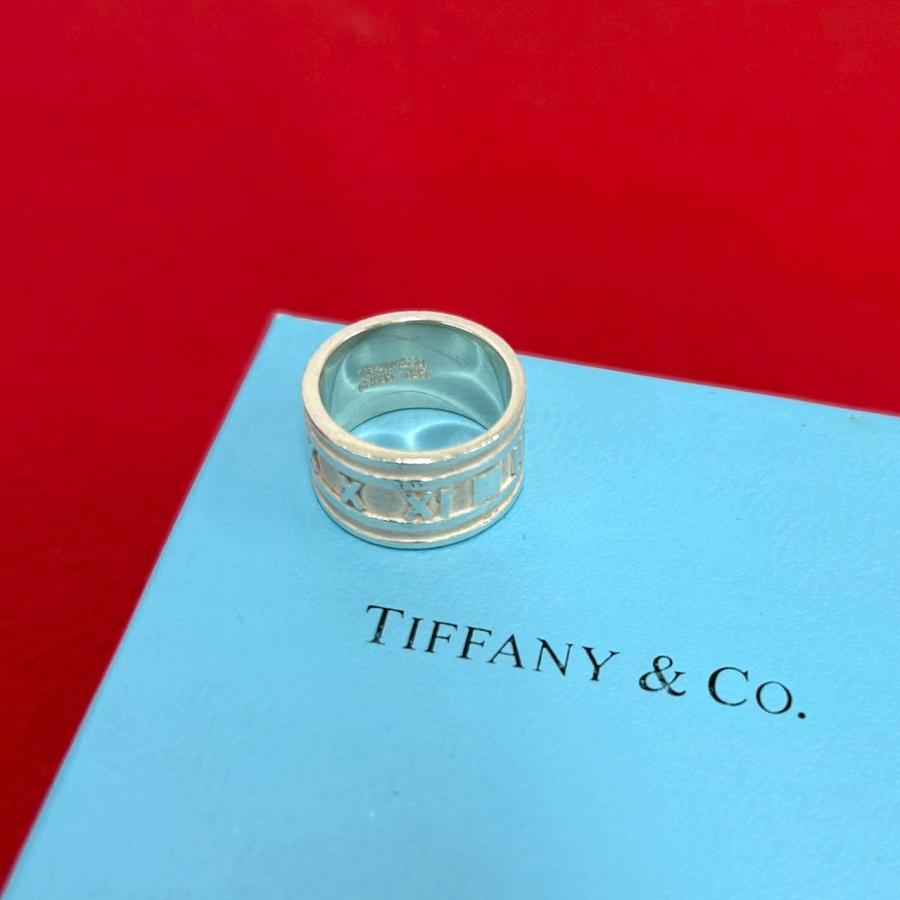 Tiffany & Co. アトラスリング　ワイド Silver 925 TIFFANY&Co.（ティファニー） 極 美品 ヴィンテージ ワイド アトラス