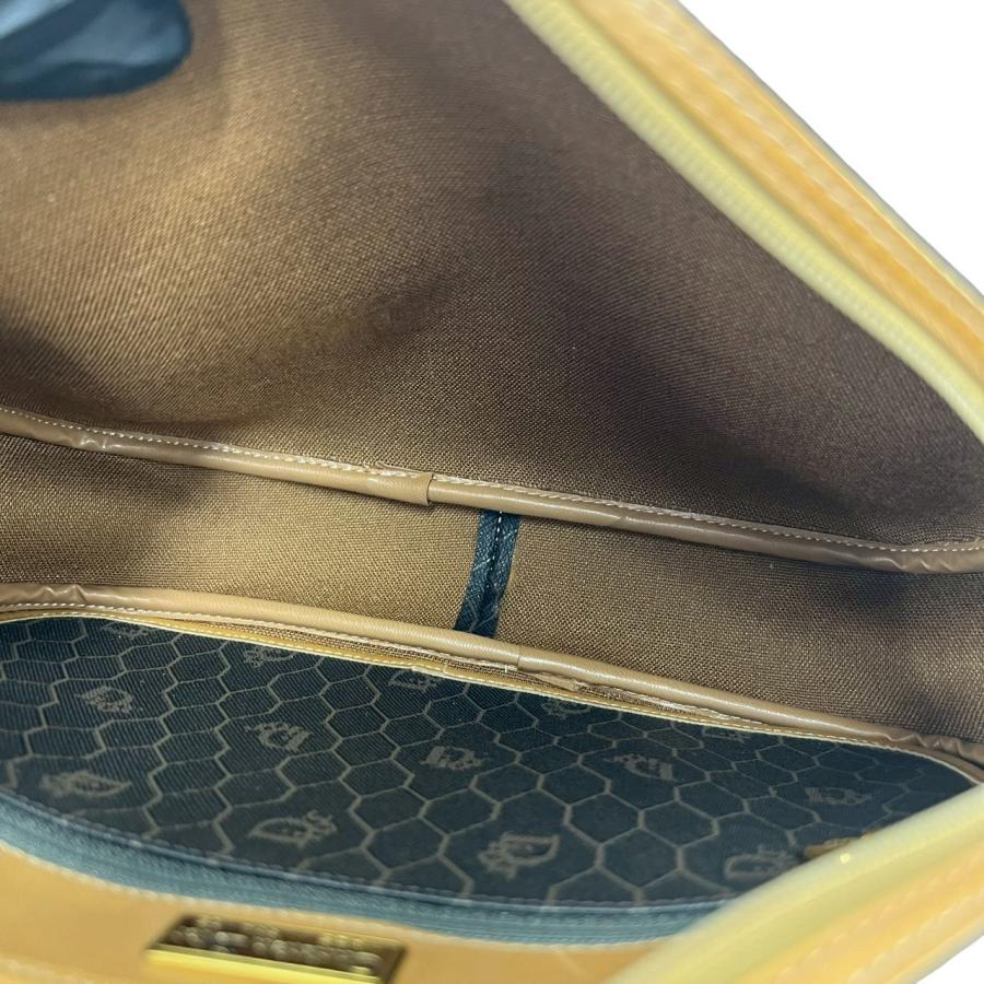 ヴィンテージ DIOR ディオール バッグ ボストンバッグ ショルダーバッグ 極 美品 Christian Dior ディオール ヴィンテージ ハニカム 柄 ロゴ