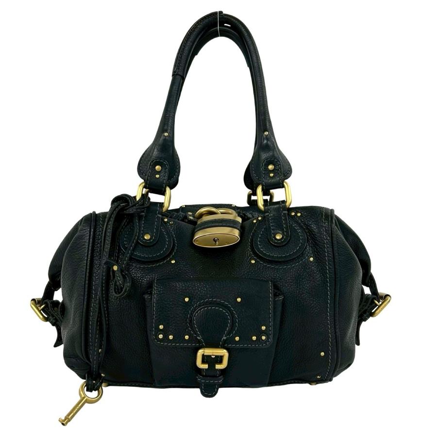 Chloe（クロエ） 極 美品 希少品 パドロック 鍵付 パディントン ロゴ