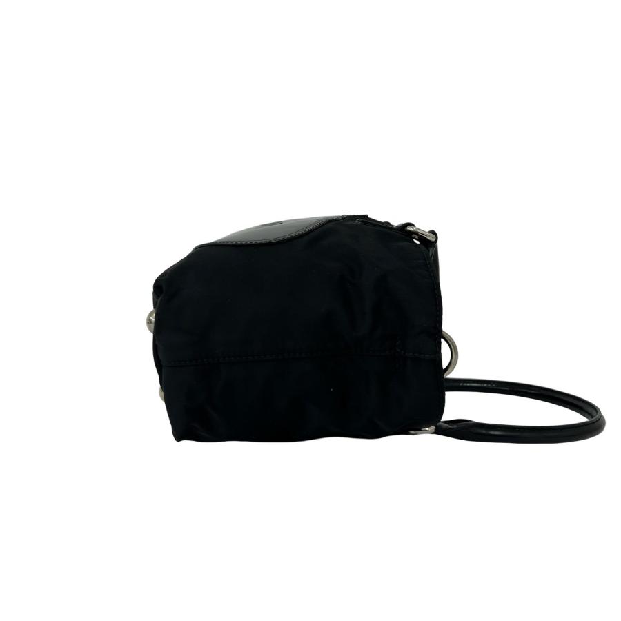 PRADA（プラダ） 極 美品 ロゴ 刻印 ナイロン レザー 本革 2way