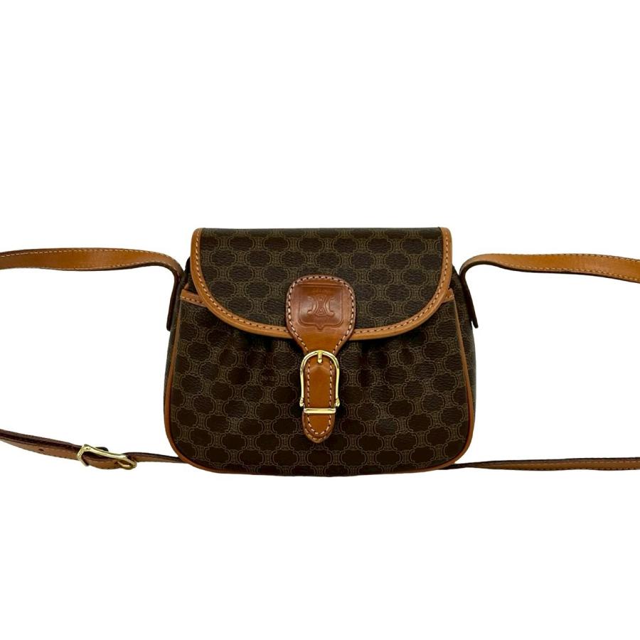 CELINE（セリーヌ） 極 美品 ヴィンテージ マカダム ブラゾン ロゴ 柄