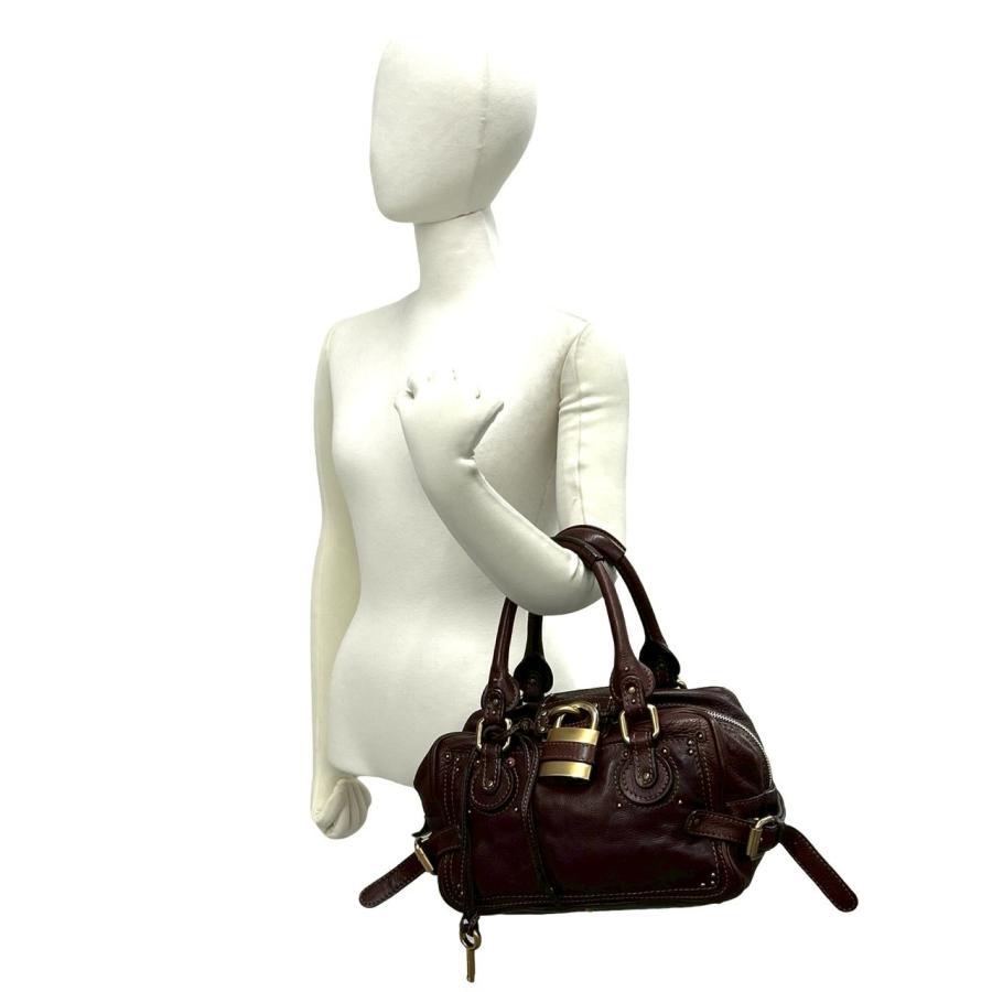 Chloe（クロエ） 極 美品 パディントン ロゴ 刻印 パドロック 金具