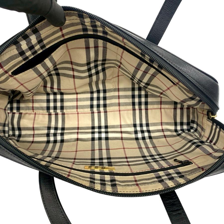 BURBERRY（バーバリー） 極 美品 ロゴ ゴールド 金具 ノバチェック