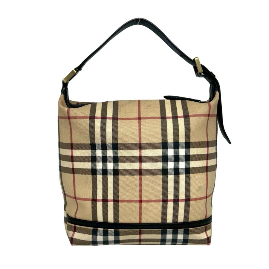 BURBERRY（バーバリー） 極 美品 希少品 ノバチェック ロゴ 金具