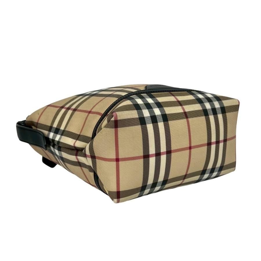 値下げ　【希少】 BURBERRY バーバリー ノバチェック ハンドバッグ BURBERRY（バーバリー） 極 美品 希少品 ノバチェック ロゴ 金具