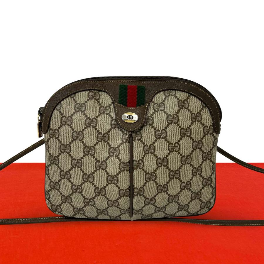 GUCCIオールドグッチ シェリーライン GG柄 ショルダーバッグ ヴィンテージ GUCCI（グッチ） 極 美品 オールドグッチ ヴィンテージ シェリーライン