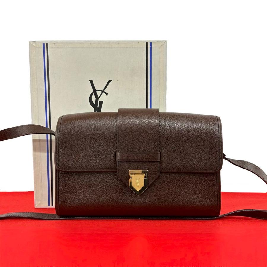 レディース 美品 Yves Saint Laurent イヴ・サンローラン ショルダーバッグ