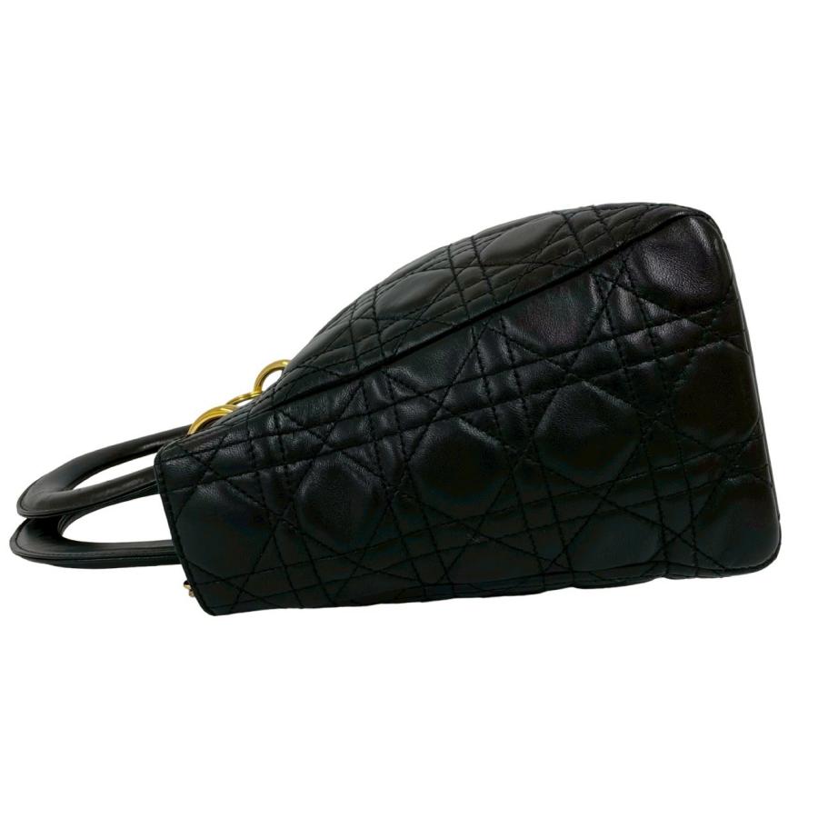 ■ 48378★年 クリスチャンディオール ボストンバッグ カナージュ* 極 美品 袋付 Christian Dior ディオール レディディオール カナージュ