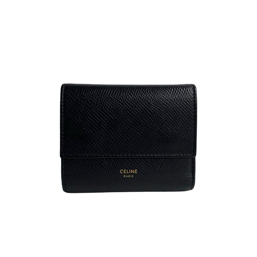 CELINE ほぼ未使用 セリーヌ スモール トリフォールド CELINE ほぼ未使用 セリーヌ スモール トリフォールド