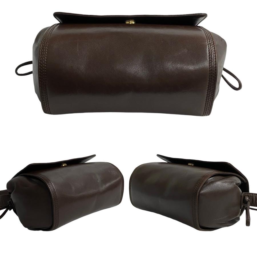 極 美品 ロエベ アナグラム ナッパレザー ミニ ショルダーバッグ サコッシュ 極 美品 LOEWE ロエベ ヴィンテージ アナグラム ロゴ ナッパ