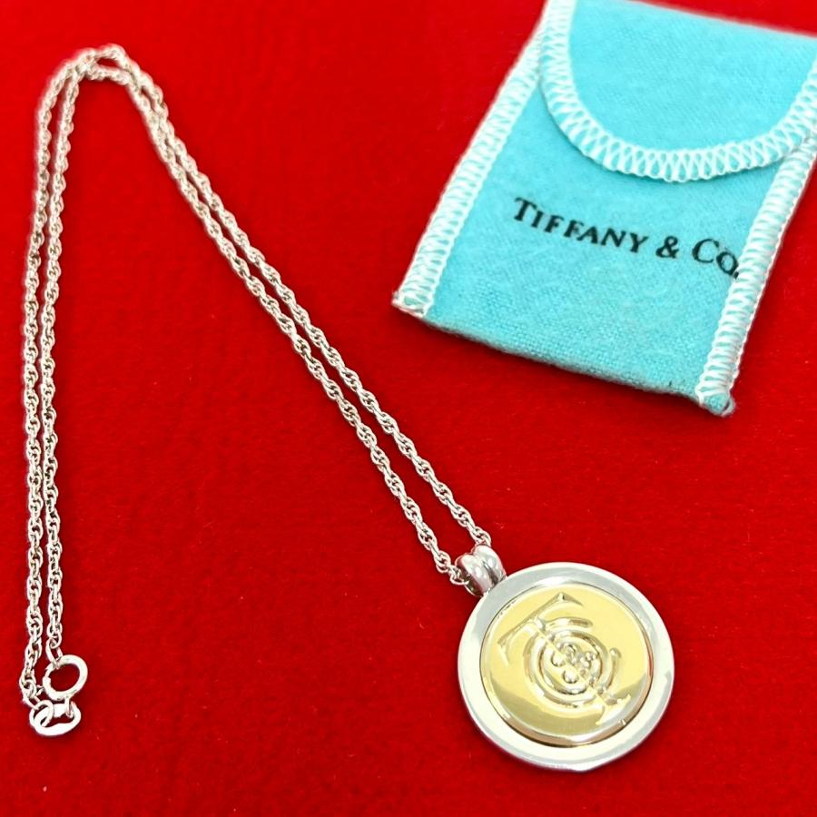 TIFFANY&Co.（ティファニー） 極 美品 保存袋付 コイン ネックレス 