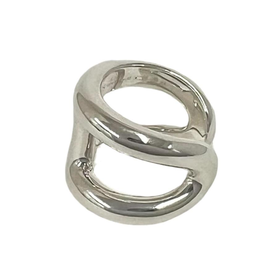 極美品❗️箱ありHERMES オスモズ　8号 HERMES（エルメス） 極 美品 保存箱付 オスモズ GM シルバー925 指輪 8