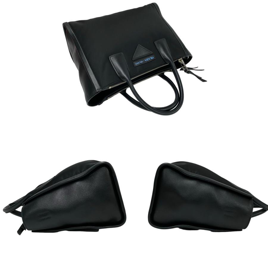 PRADA 極 美品 プラダ コンセプト 2way バッグ ナイロン レザー PRADA 極 美品 プラダ コンセプト 2way バッグ ナイロン レザー