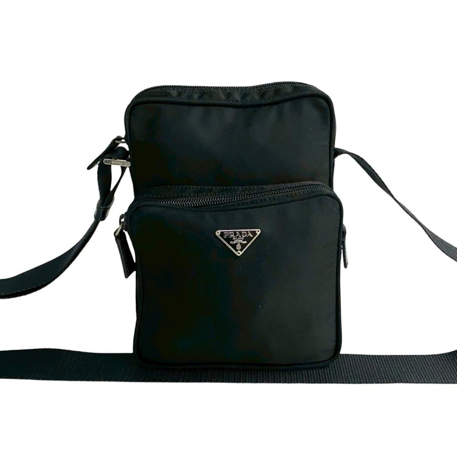 PRADA 極 美品 希少品 プラダ 三角ロゴ ナイロン レザー 本革 PRADA 極 美品 希少品 プラダ 三角ロゴ ナイロン レザー 本革