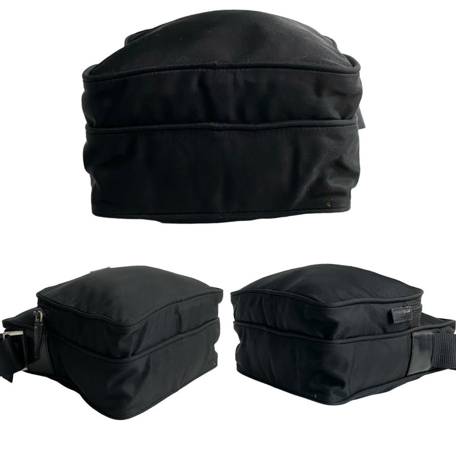 PRADA 極 美品 希少品 プラダ 三角ロゴ ナイロン レザー 本革 PRADA 極 美品 希少品 プラダ 三角ロゴ ナイロン レザー 本革
