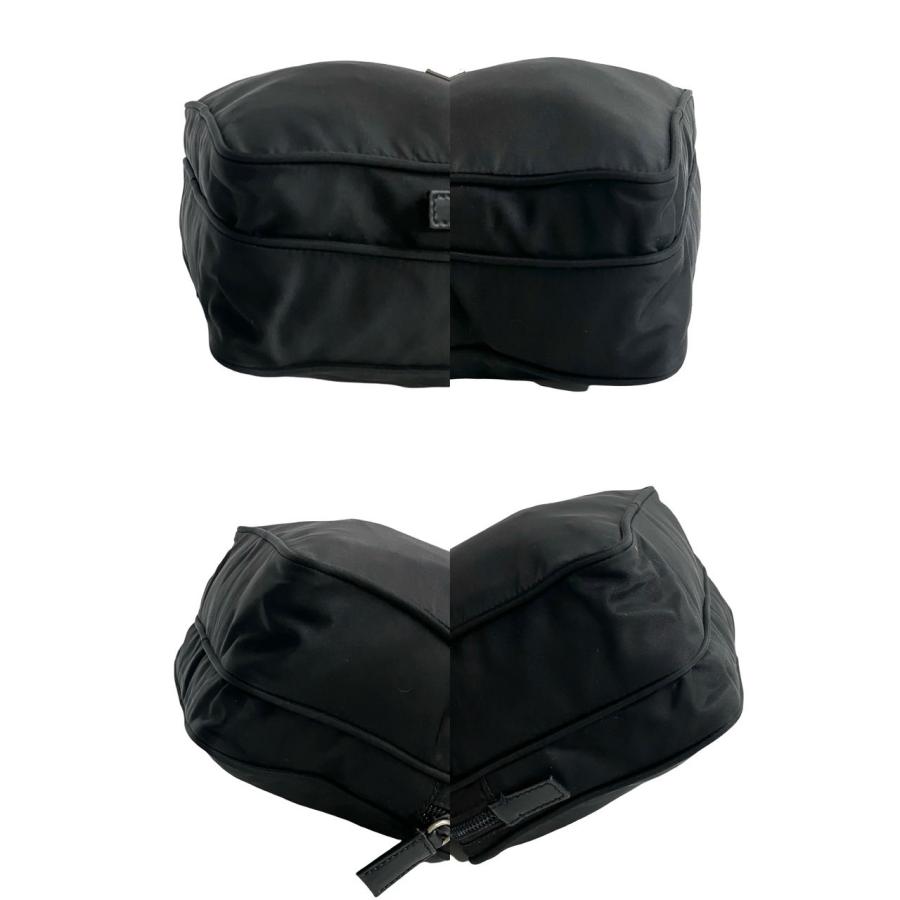 PRADA 極 美品 希少品 プラダ 三角ロゴ ナイロン レザー 本革 PRADA 極 美品 希少品 プラダ 三角ロゴ ナイロン レザー 本革