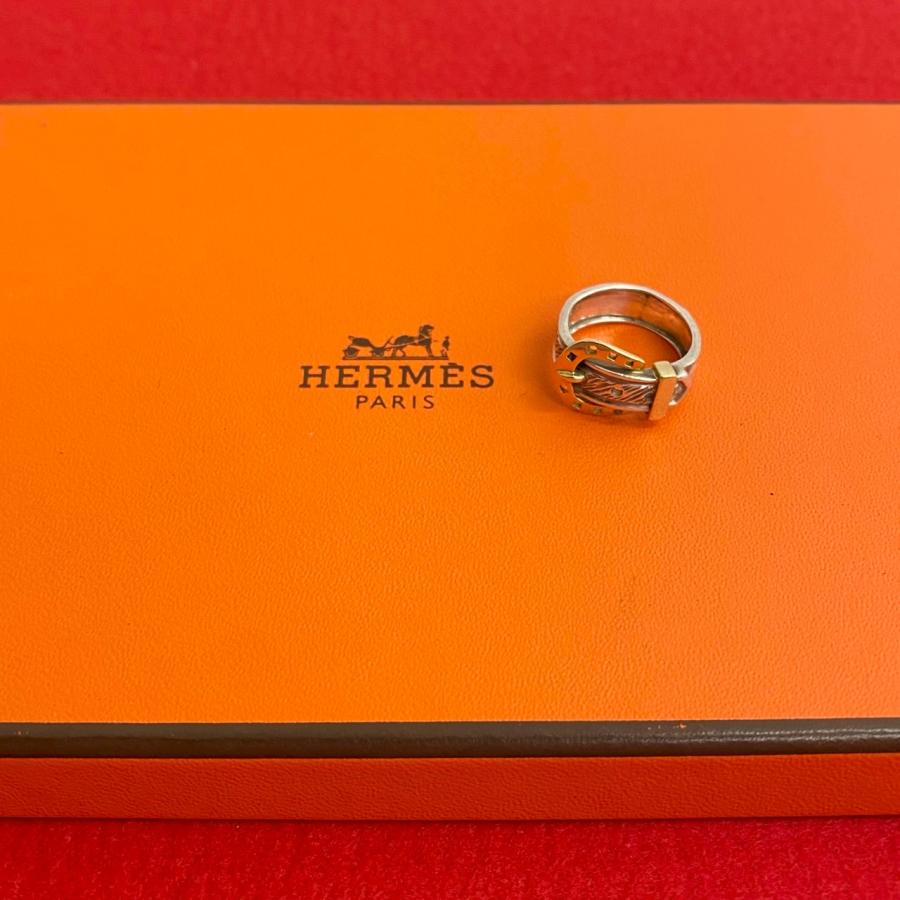 HERMES（エルメス） 極 美品 ヴィンテージ ホースシュー ベルト リング