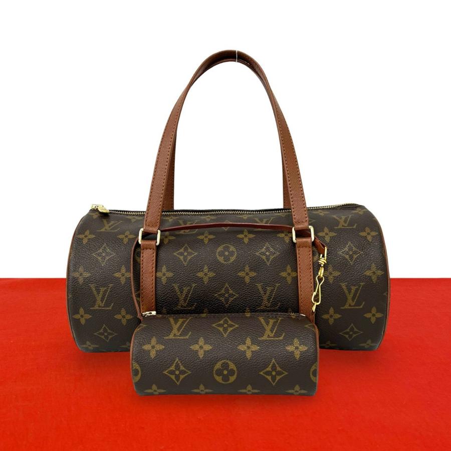 美品 LOUISVUITTON バッグ パピヨン３０ モノグラム ドラムバッグ LOUIS VUITTON（ルイ・ヴィトン） ほぼ未使用 ヴィンテージ パピヨン