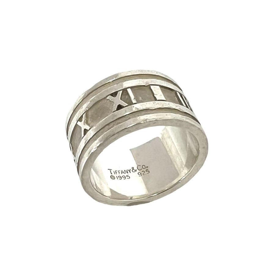 極 美品 TIFFANY&Co. ティファニー ヴィンテージ アトラス ワイド リング シルバー925 指輪 アクセサリー 18号 シルバー 03101 TIFFANY&Co.（ティファニー） 極 美品 ヴィンテージ アトラス ワイド