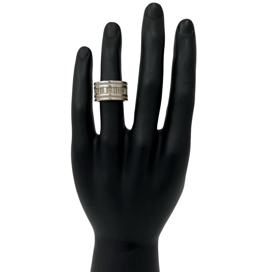 極 美品 TIFFANY&Co. ティファニー ヴィンテージ アトラス ワイド リング シルバー925 指輪 アクセサリー 18号 シルバー 03101 TIFFANY&Co.（ティファニー） 極 美品 ヴィンテージ アトラス ワイド