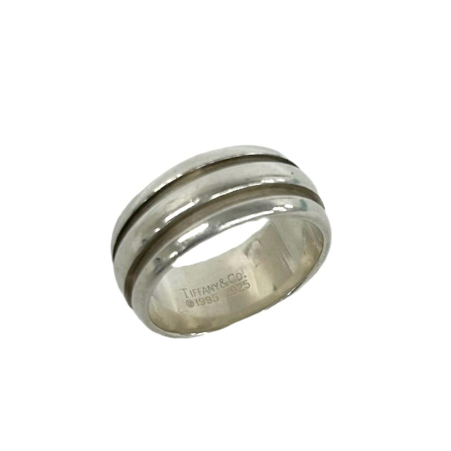 TIFFANY&Co.（ティファニー） 極 美品 箱 袋付き グルーブド ダブル