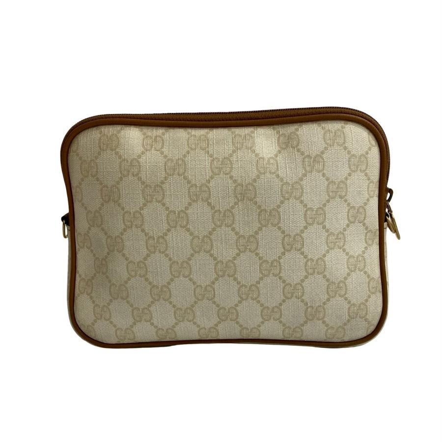 GUCCI 極 美品 グッチ オールドグッチ GG ロゴ 柄 金具 レザー 本革