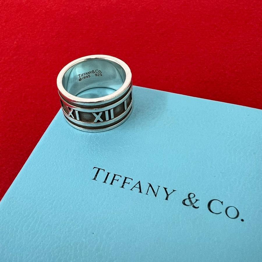 極美品✨ ティファニー リング ワイド アトラス AG925 #16 TIFFANY&Co.（ティファニー） 極 美品 アトラス ワイド リング