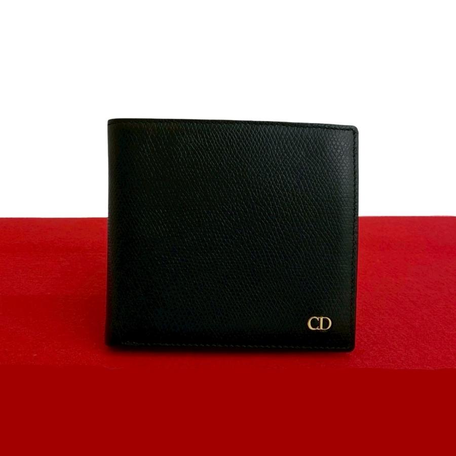 極 美品 Christian Dior ディオール ヴィンテージ CD ロゴ 金具 レザー