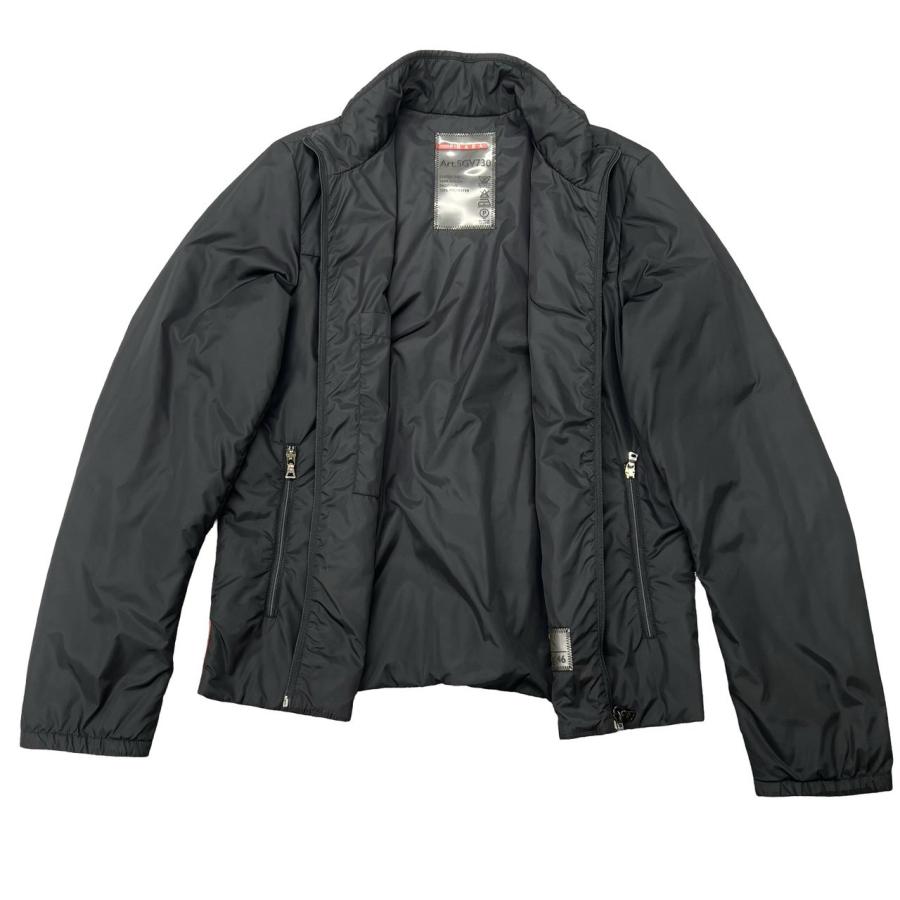 最終価格　美品　PRADAスポーツブラックナイロンマフラー PRADA（プラダ） 極 美品 プラダスポーツ ジップアップ ナイロン