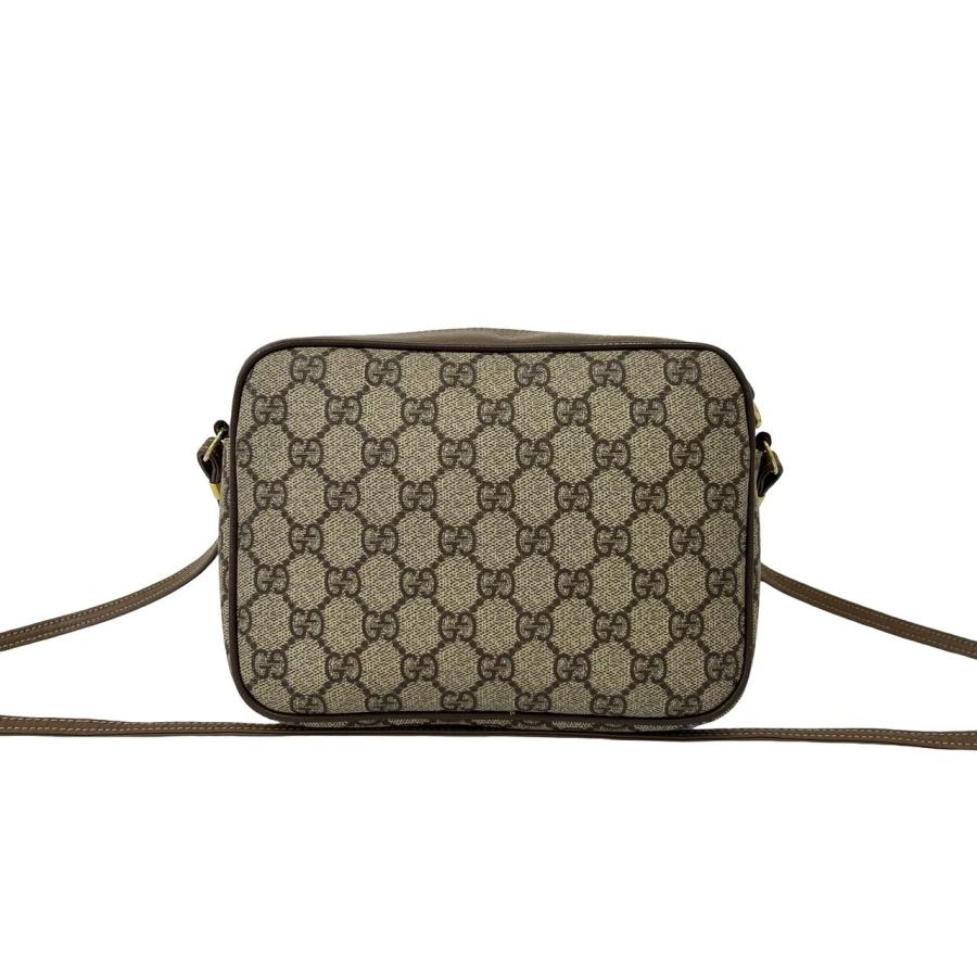 GUCCI GGキャンバス　レザー　オールドグッチ　 ショルダーバッグ　ロゴ GUCCI（グッチ） 極 美品 希少品 オールドグッチ ヴィンテージ GG 柄