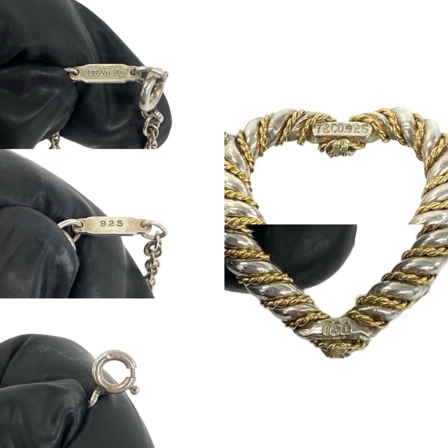 TIFFANY&Co.（ティファニー） 極 美品 ツイスト ハート ネックレス