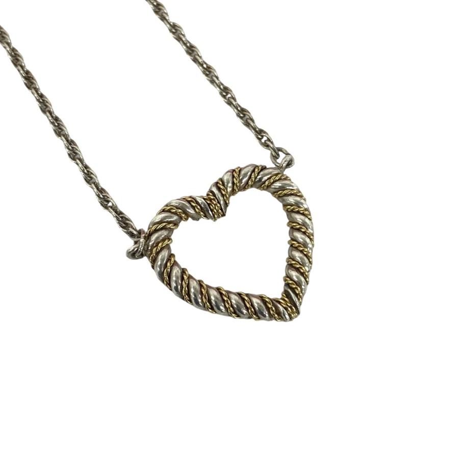 TIFFANY&Co.（ティファニー） 極 美品 ツイスト ハート ネックレス