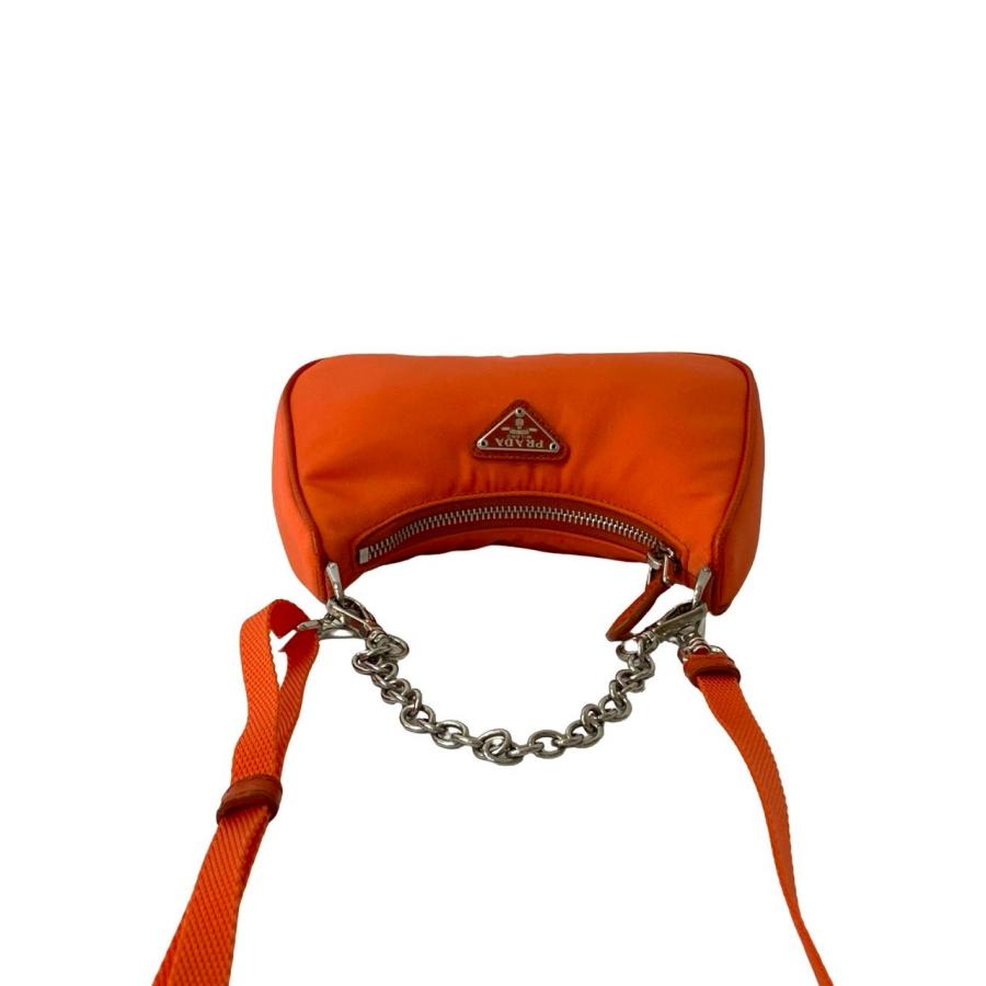 PRADA（プラダ） 未使用保管品 三角ロゴ 金具 ナイロン 2way チェーン