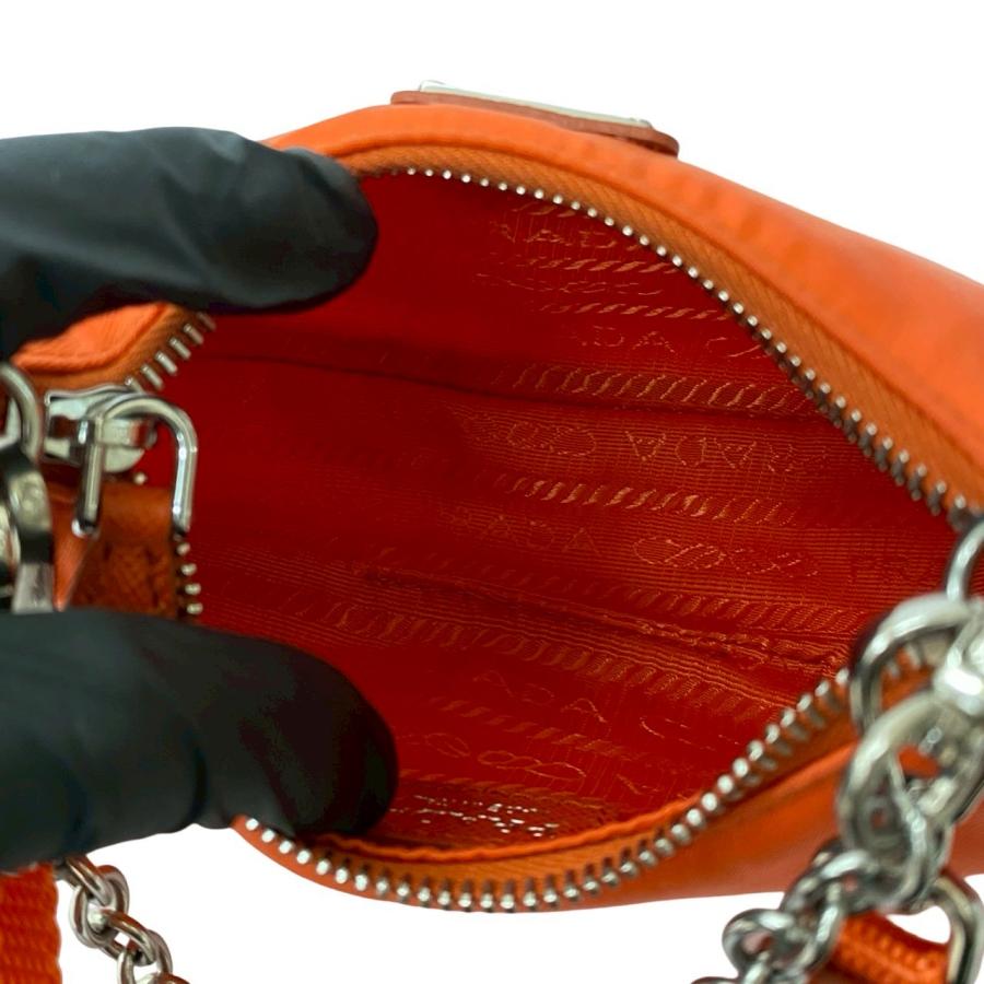 PRADA（プラダ） 未使用保管品 三角ロゴ 金具 ナイロン 2way チェーン