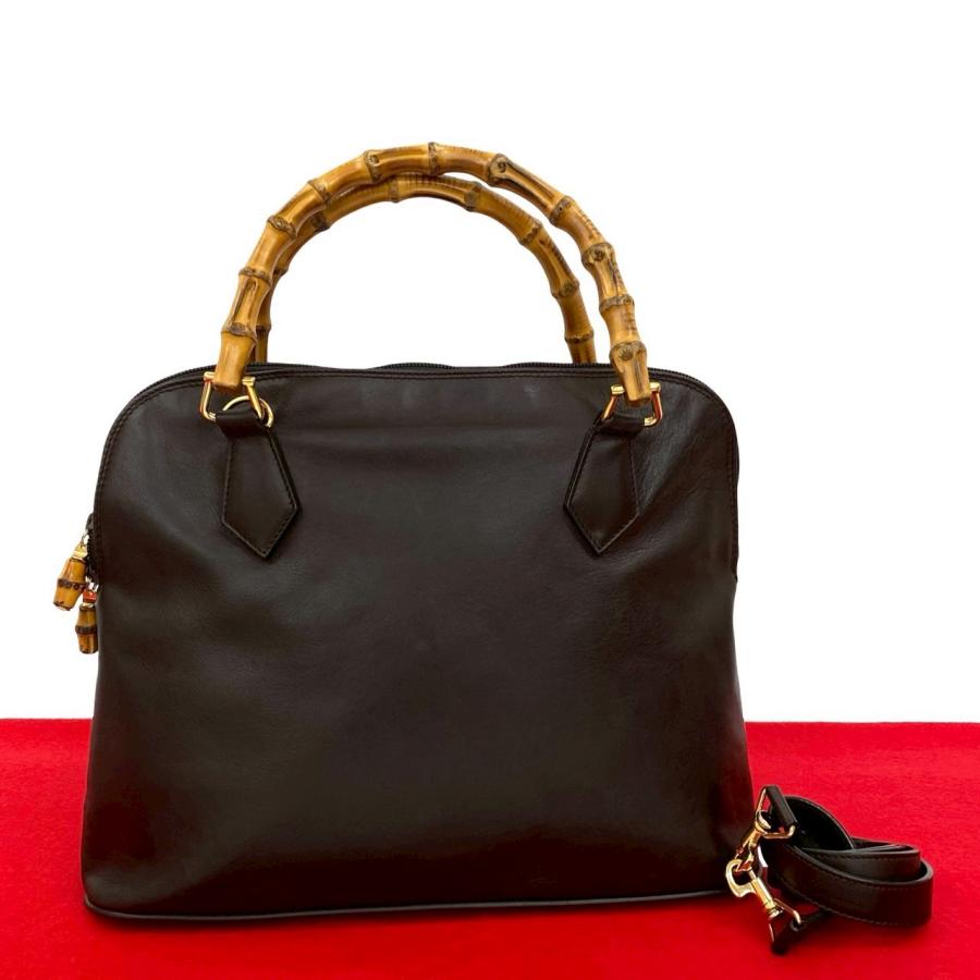 GUCCI 極 美品 グッチ オールドグッチ ヴィンテージ バンブー