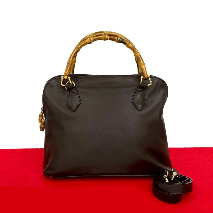 極　美品　付属品あり　GUCCI オールド　グッチ　バンブー　2way バッグ 極 美品 付属品 GUCCI オールド グッチ バンブー 2way ミニ