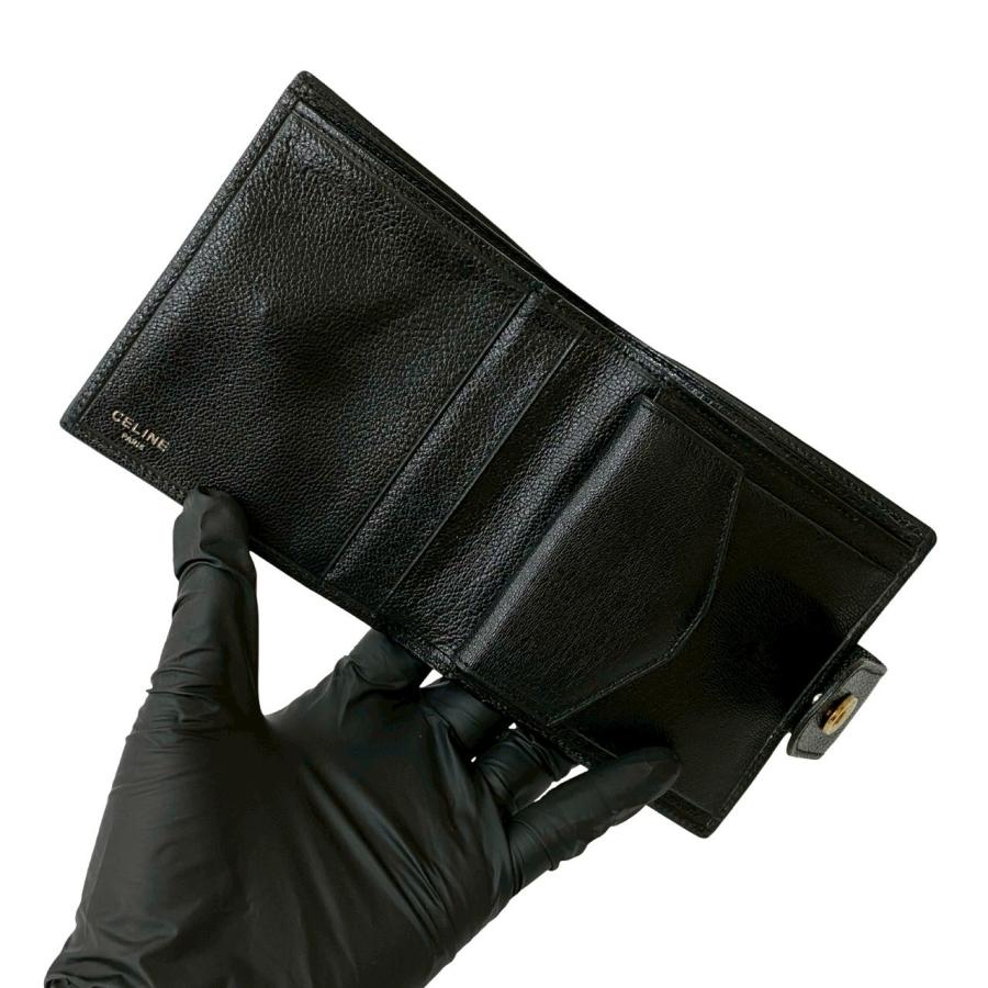 ほぼ未使用品 CELINE セリーヌ ヴィンテージ トリオンフ ロゴ 金具
