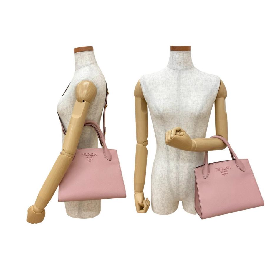 【美品】PRADA プラダ 2way ボストンバッグ ナイロン×サフィアーノ PRADA プラダ （PRADA） ナイロン テスート×サフィアーノ