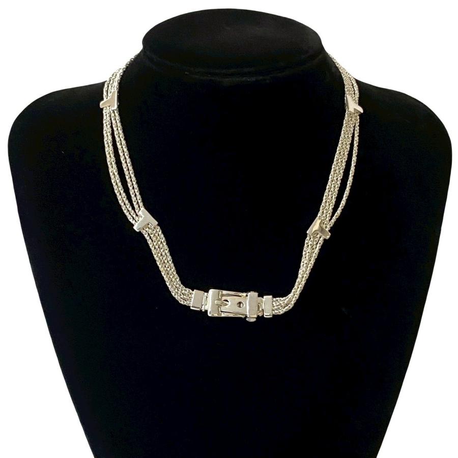 TIFFANY&Co.（ティファニー） 極 美品 Tロープ ベルトネックレス