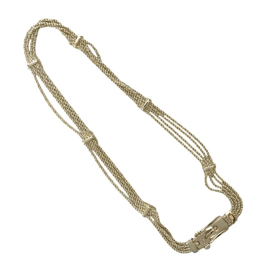 TIFFANY&Co.（ティファニー） 極 美品 Tロープ ベルトネックレス