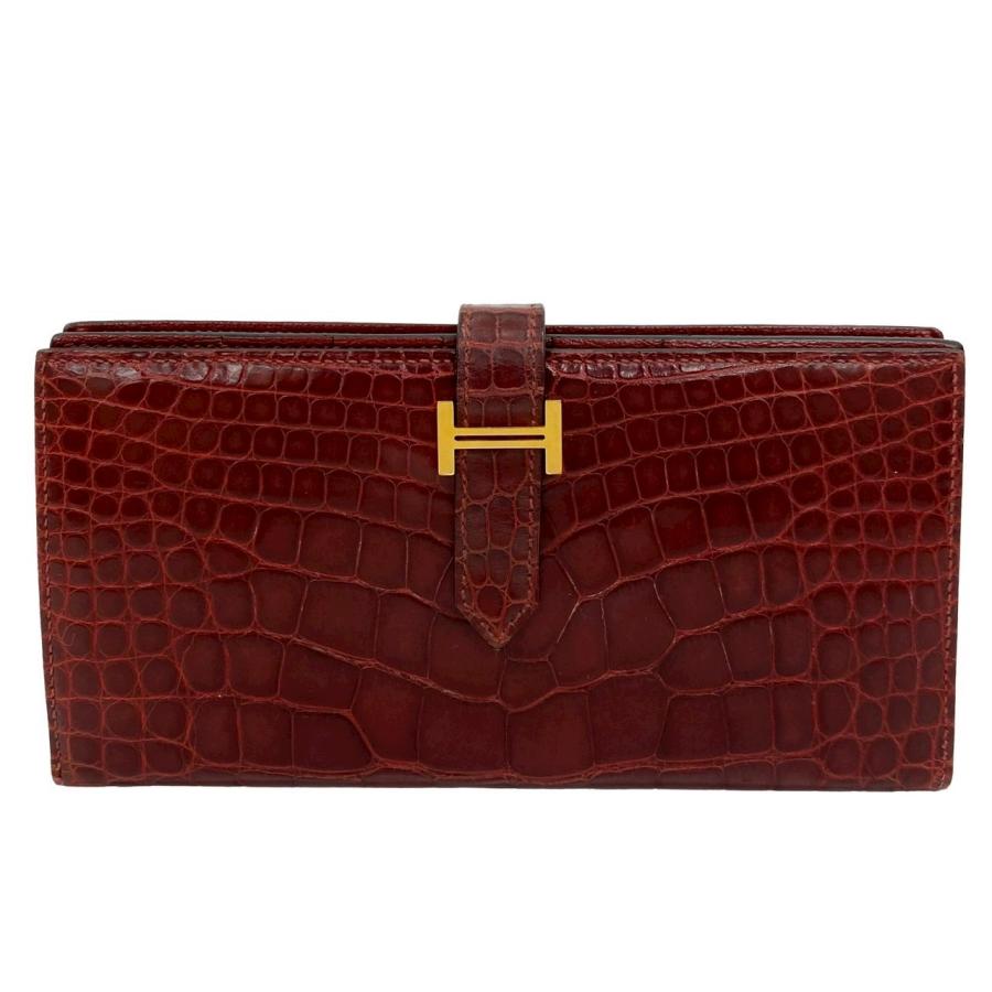 HERMES（エルメス） 極 美品 □L刻印 ベアンスフレ ロゴ 金具