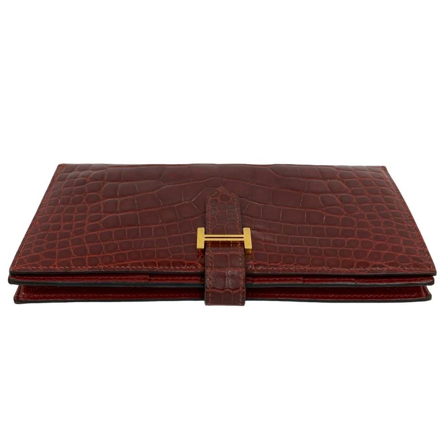 HERMES（エルメス） 極 美品 □L刻印 ベアンスフレ ロゴ 金具