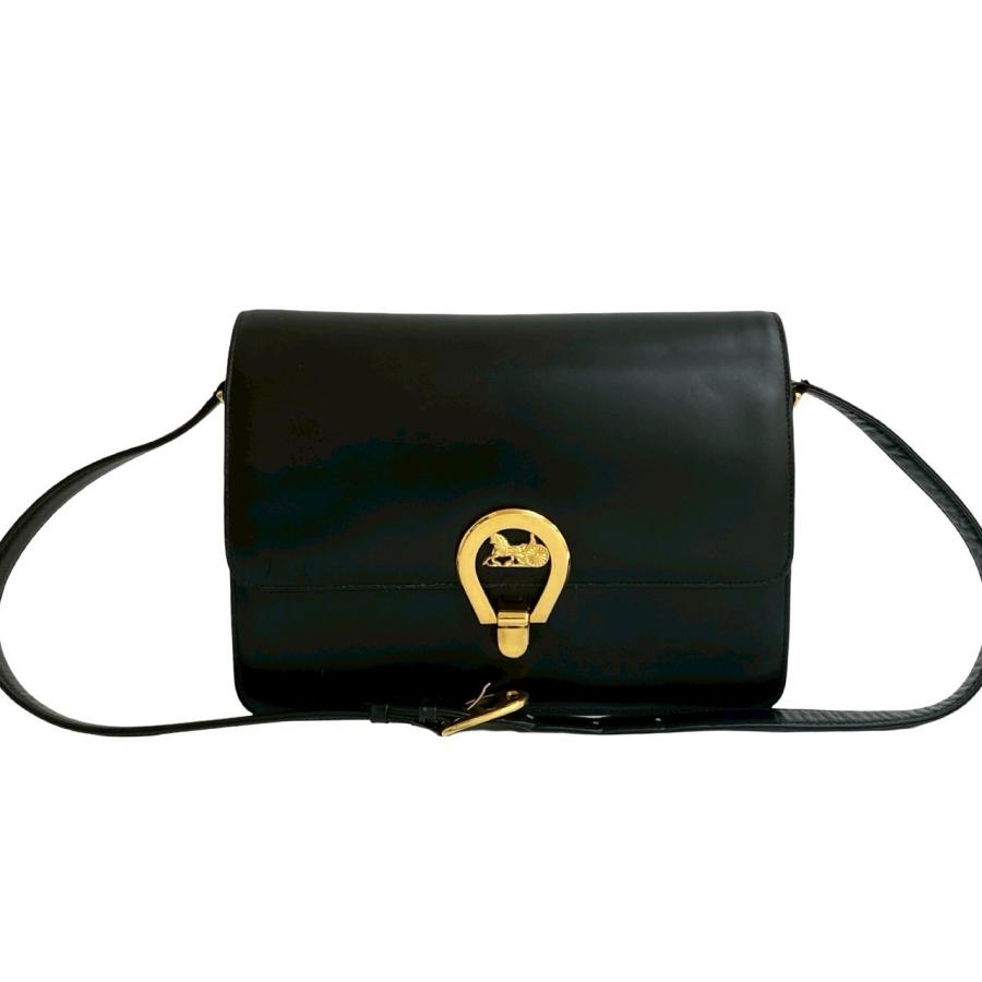 CELINE（セリーヌ） 極 美品 袋付 ヴィンテージ 馬車 金具 ホース