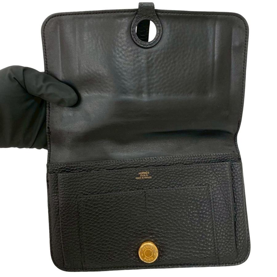 HERMES 極 美品 □H 刻印 エルメス ドゴン GM トリヨンクレマンス ロゴ  